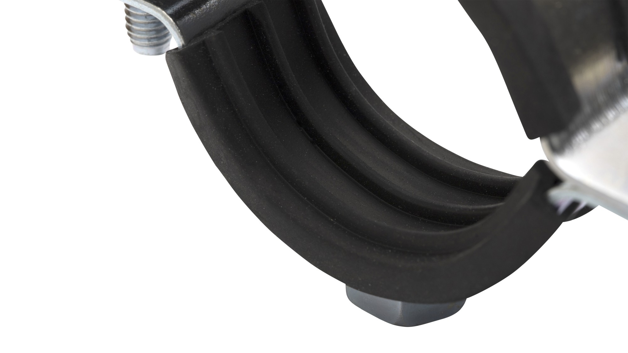 Abrazadera isofónica abierta M8 Ø15 (1/4")