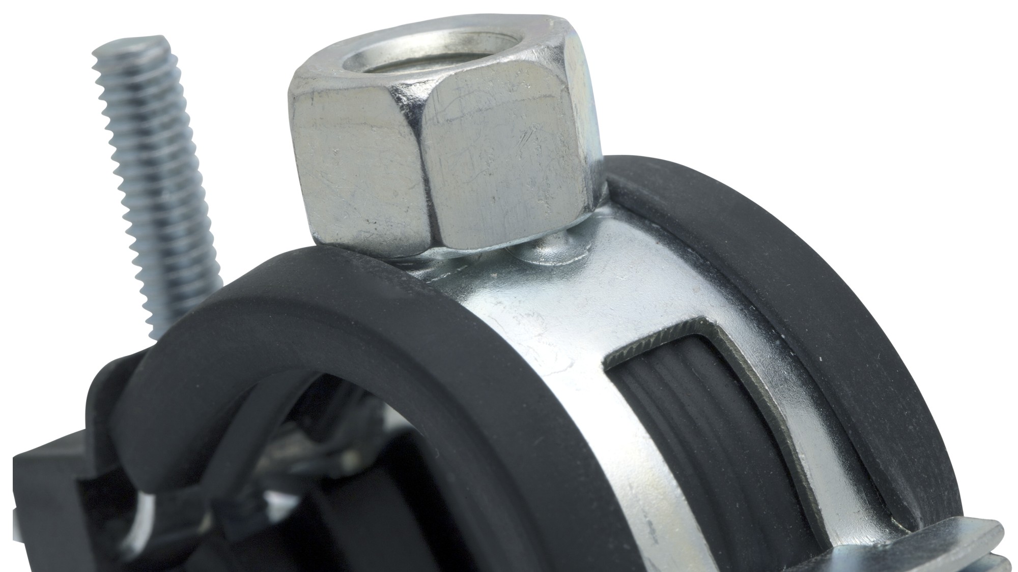 Abrazadera isofónica clip M8 Ø15 (1/4")