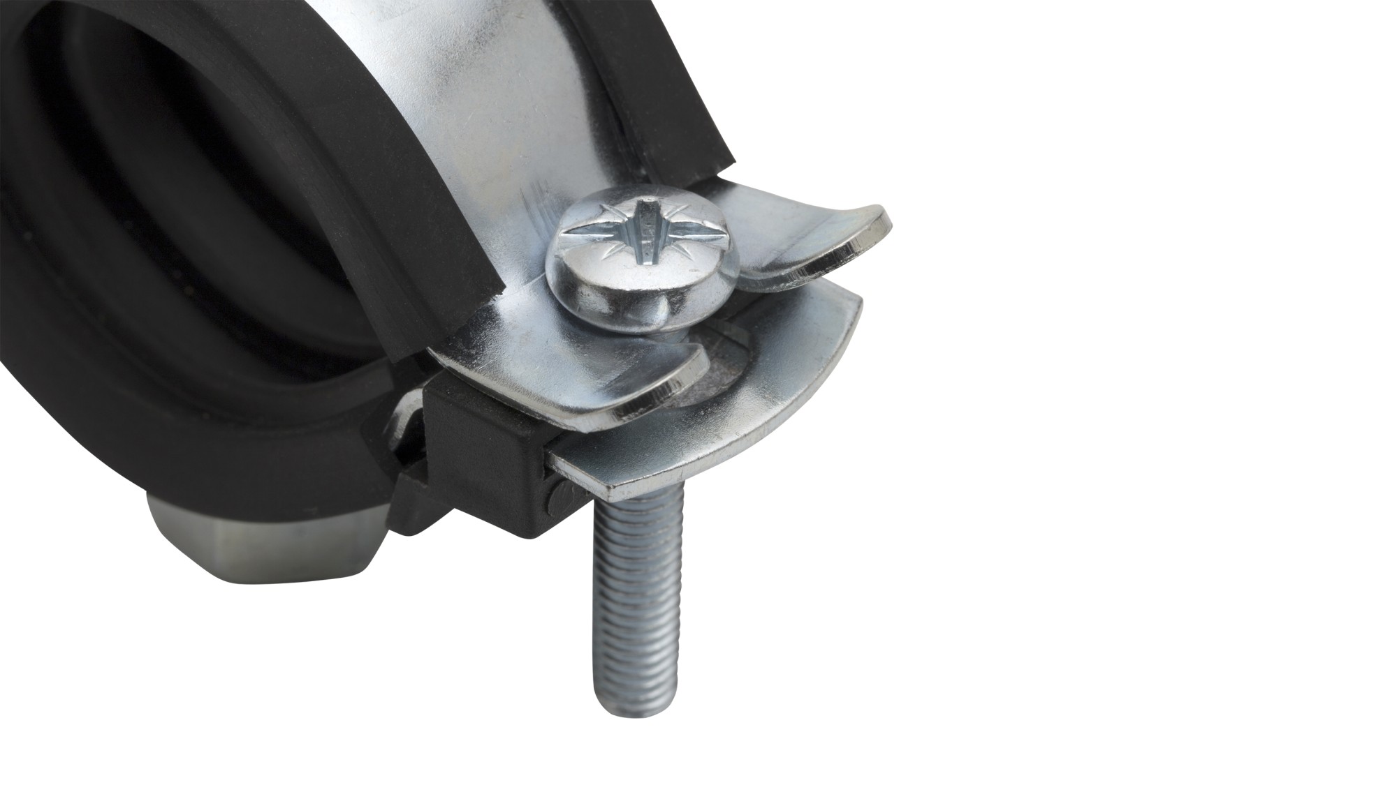 Abrazadera isofónica clip M8 Ø15 (1/4")