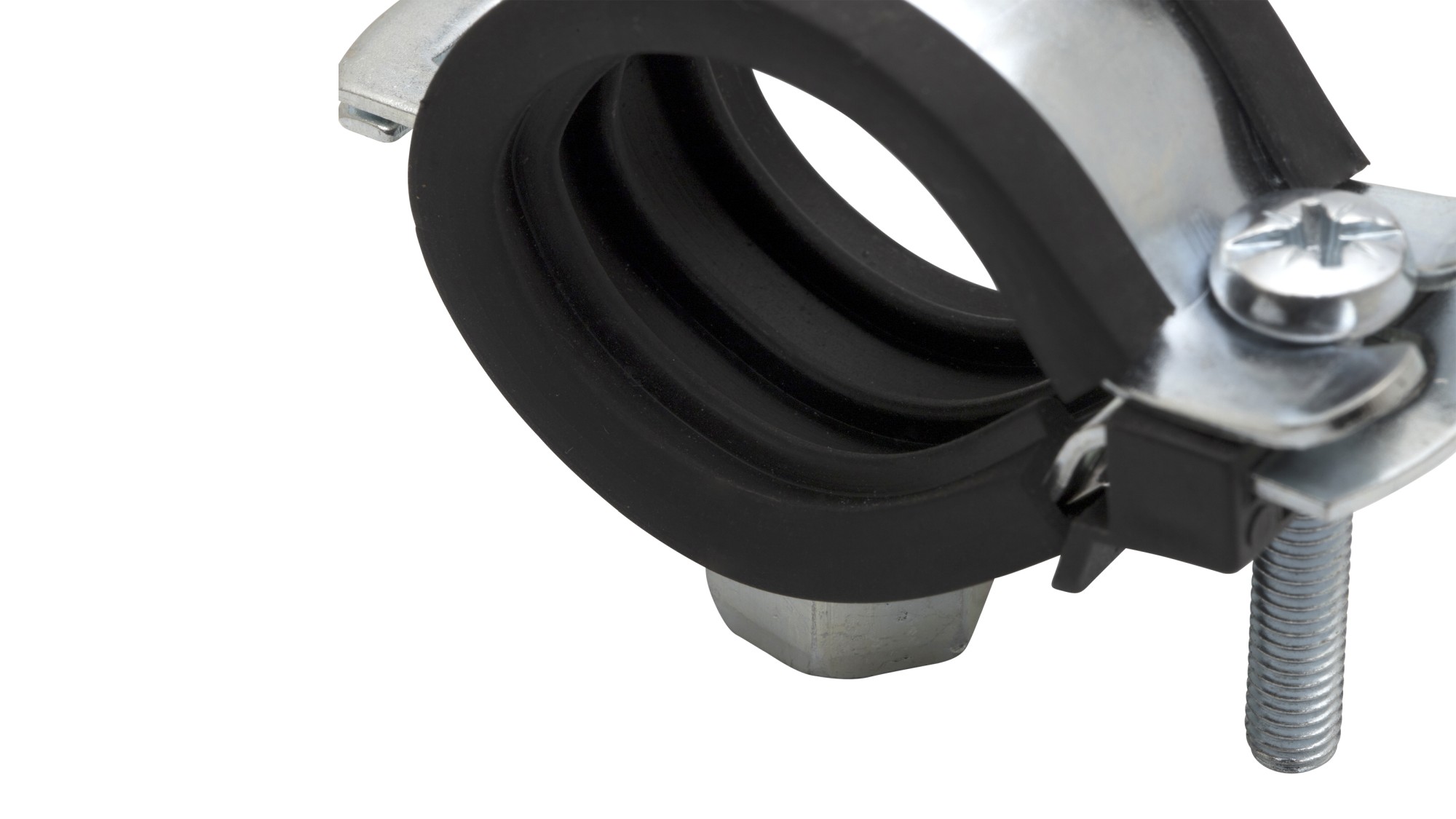 Abrazadera isofónica clip M8 Ø15 (1/4")