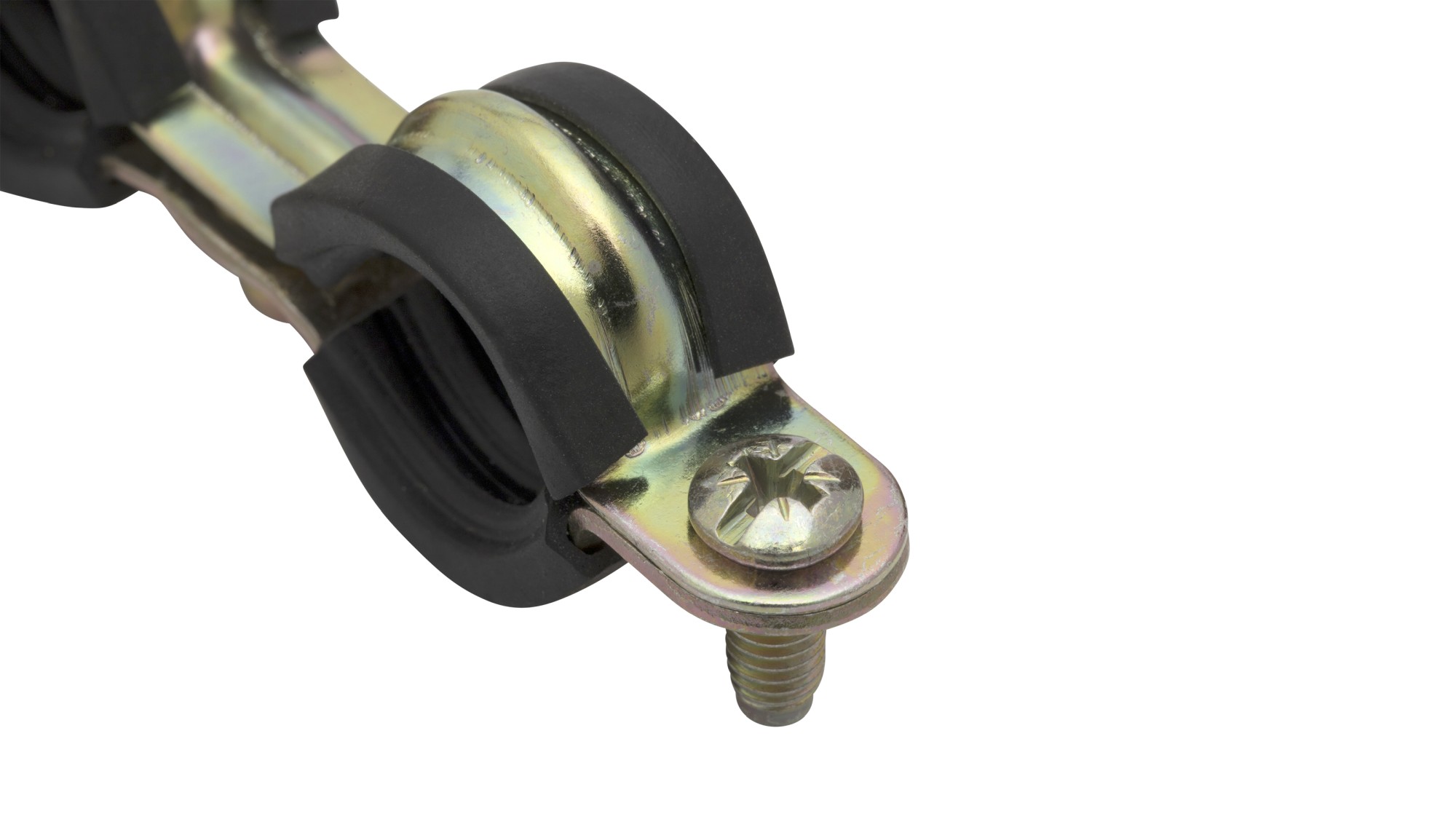 Abrazadera isofónica doble M6 Ø12 (1")