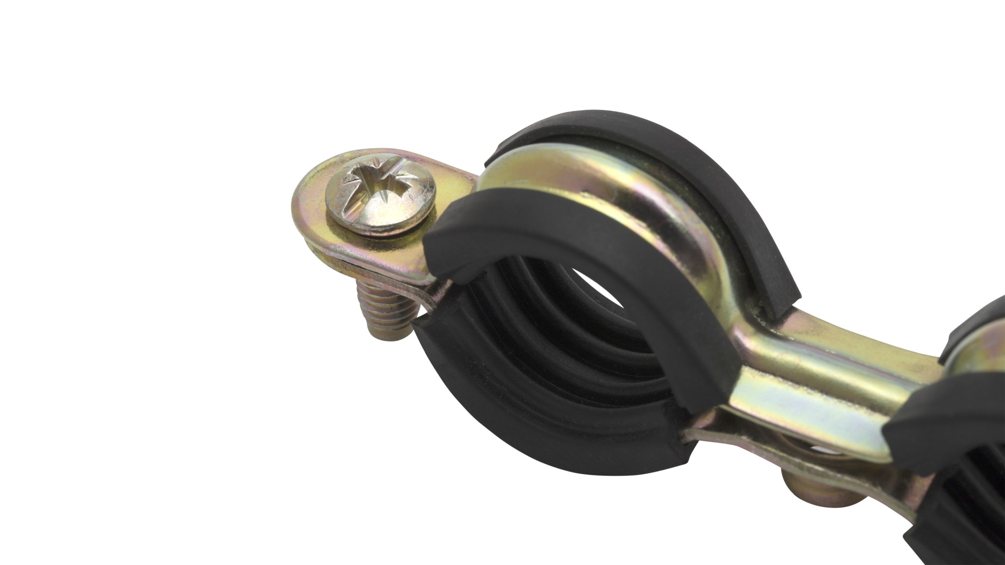 Abrazadera isofónica doble M6 Ø12 (1")