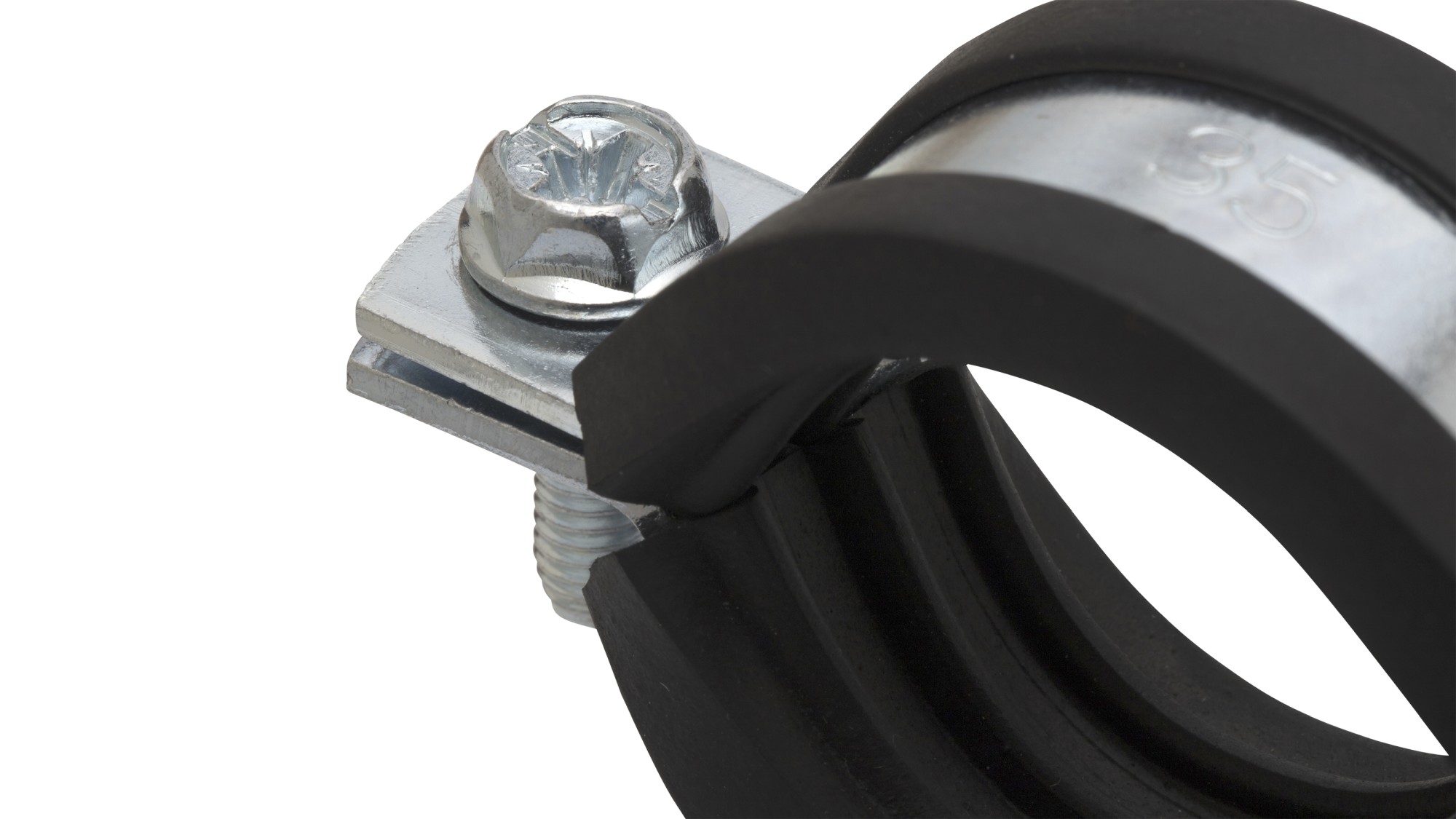 Abrazadera isofónica M8 Ø15 (1/4")