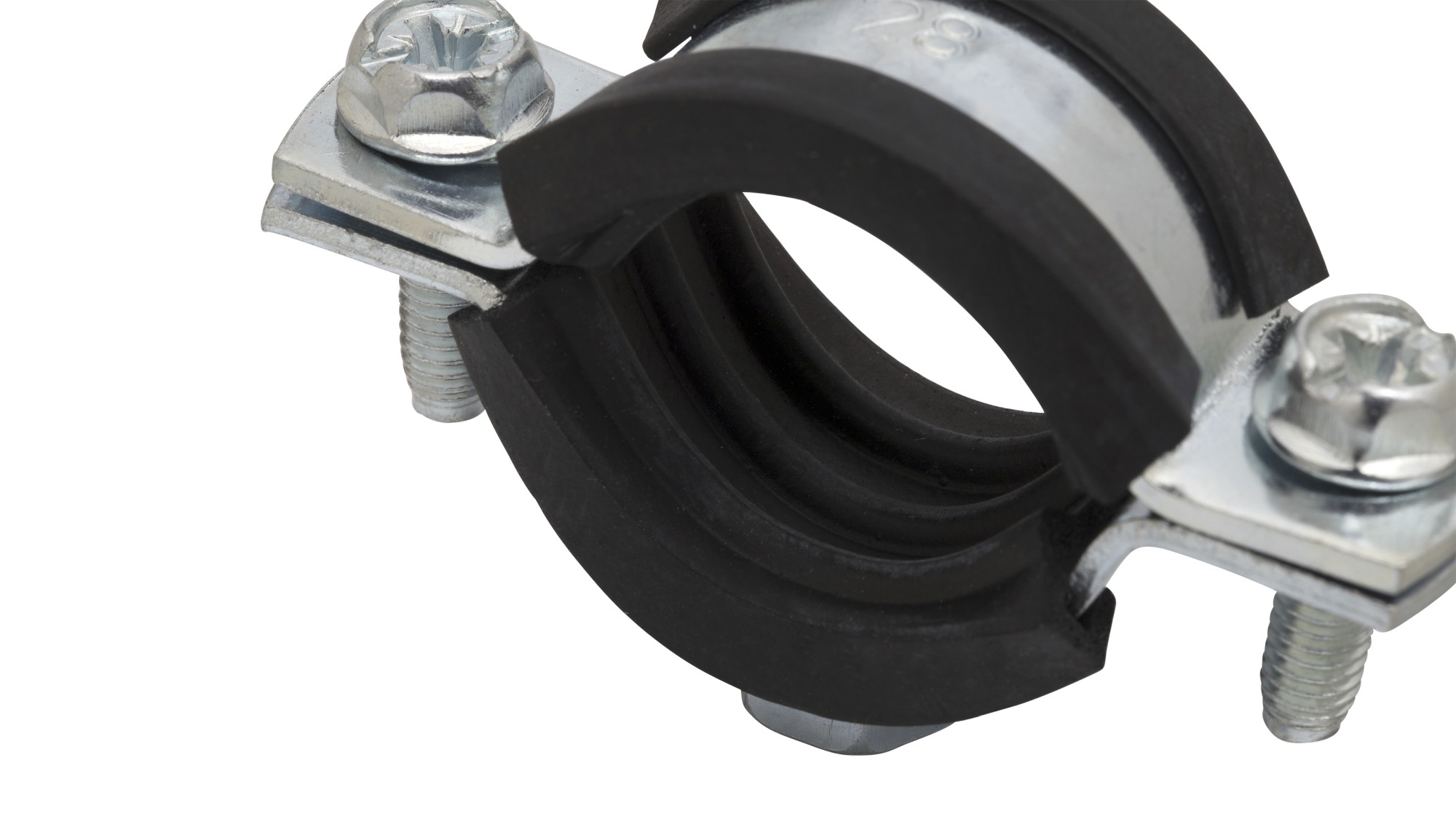 Abrazadera isofónica M8/M10 Ø15