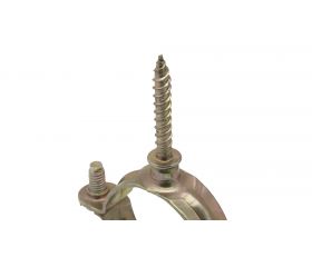 Abrazadera M6 con tirafondo Ø40