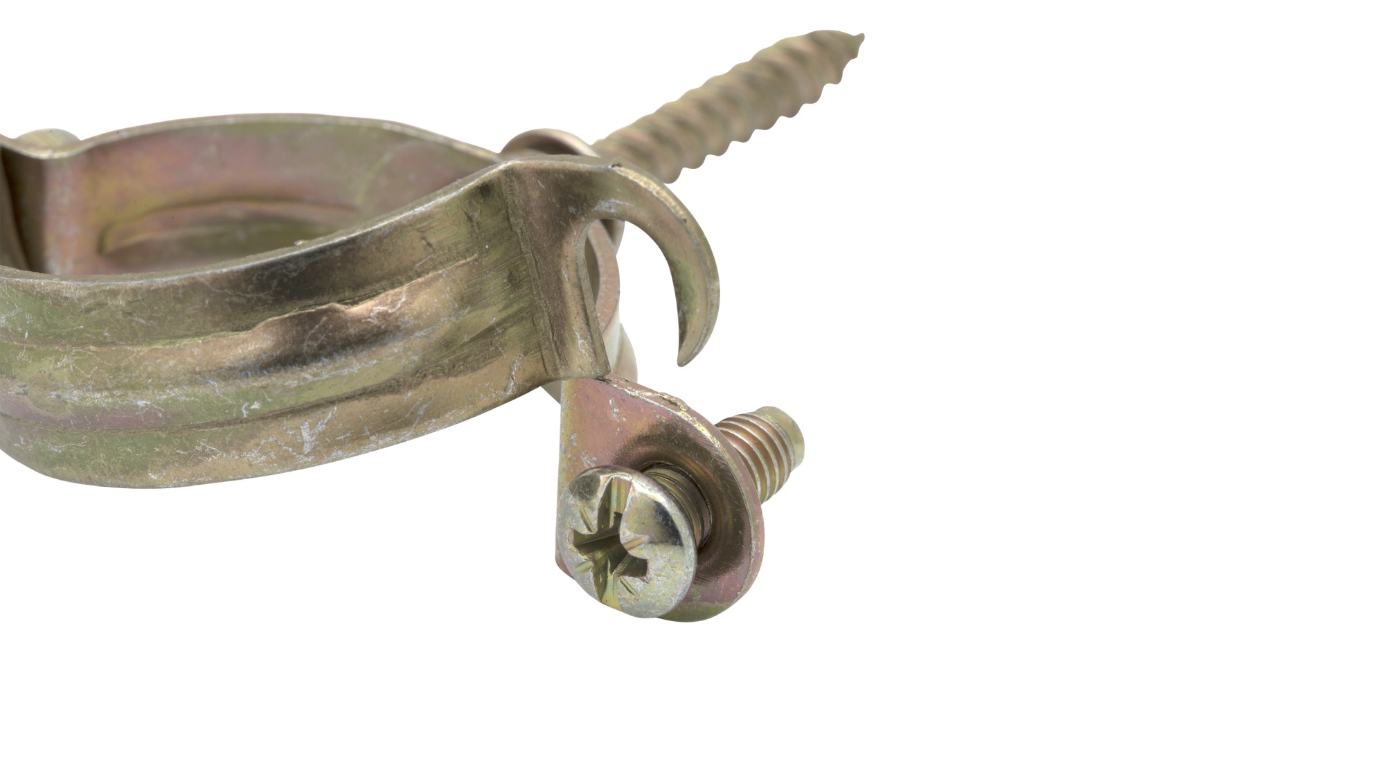 Abrazadera M6 con tirafondo Ø12