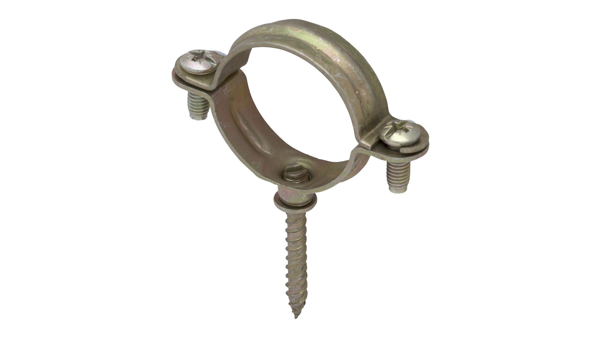 Abrazadera M6 con tirafondo Ø12