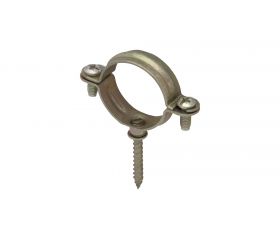Abrazadera M6 con tirafondo Ø40