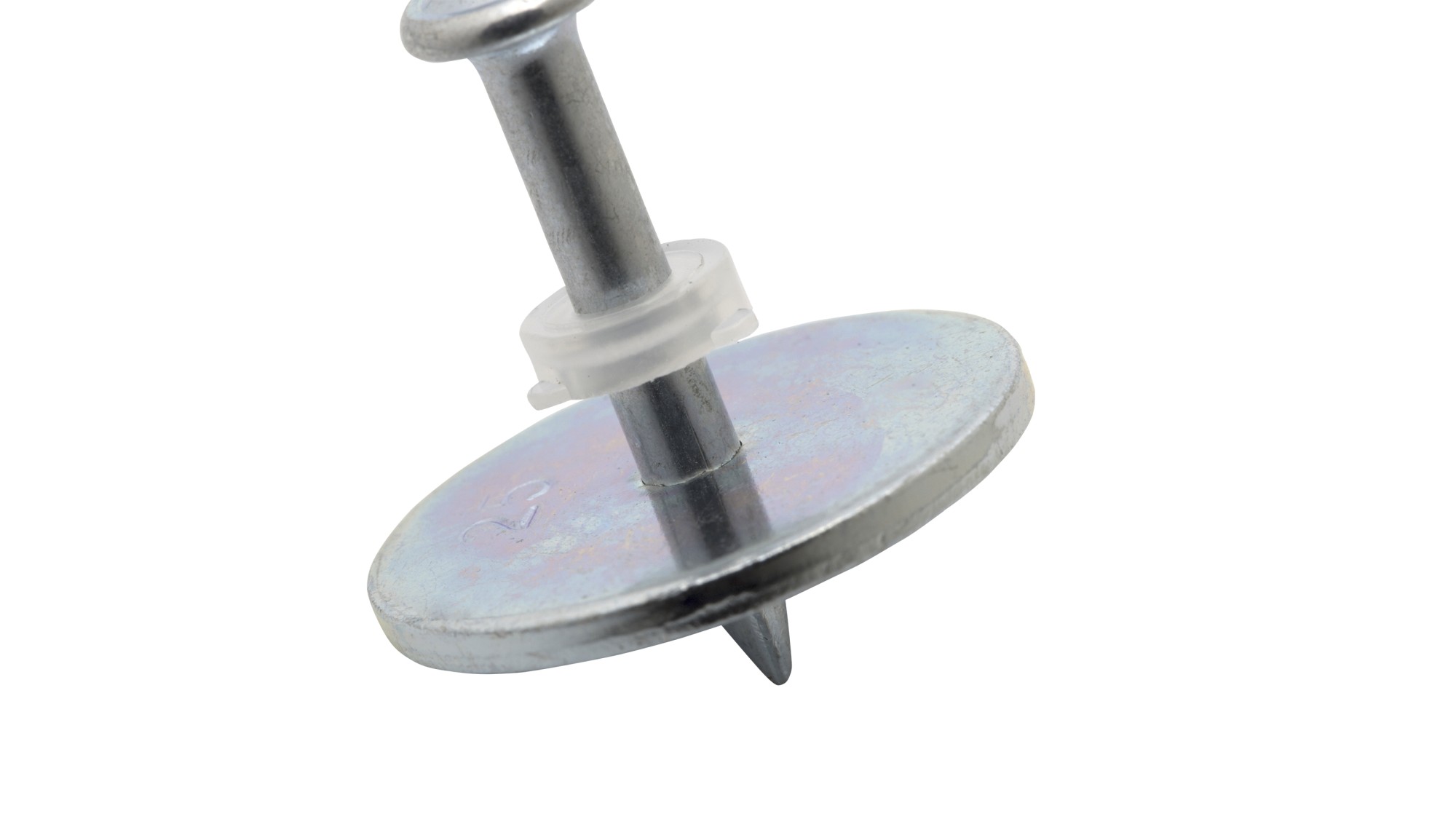 Clavo C8 con arandela metálica Ø25 mm 27 mm