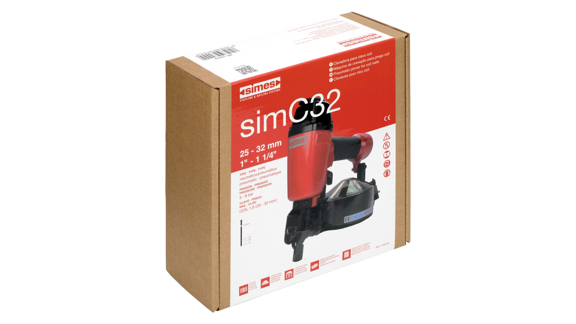 Clavadora neumática simC32