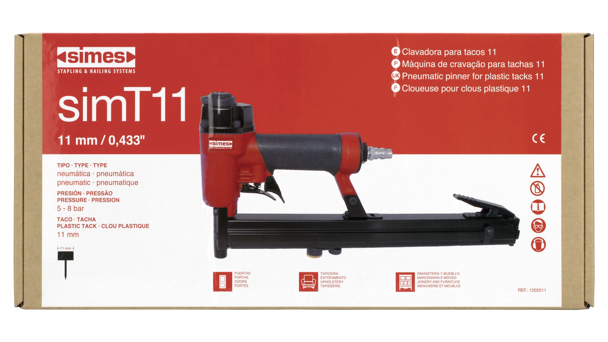 Clavadora neumática simT11