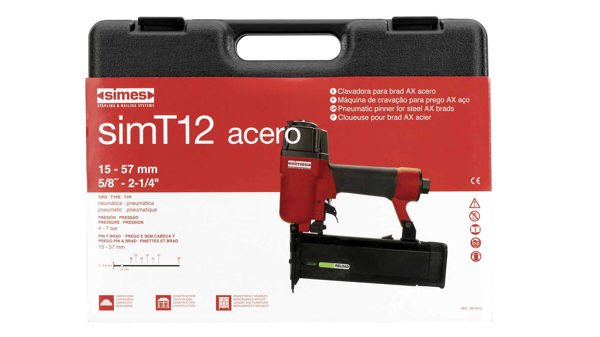Clavadora simT12 - Acero