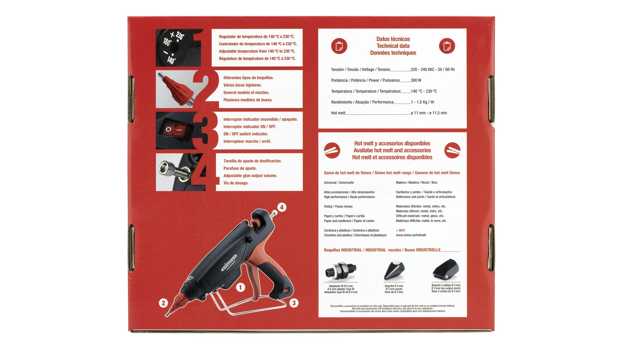 Encolador simHM12 I 300W