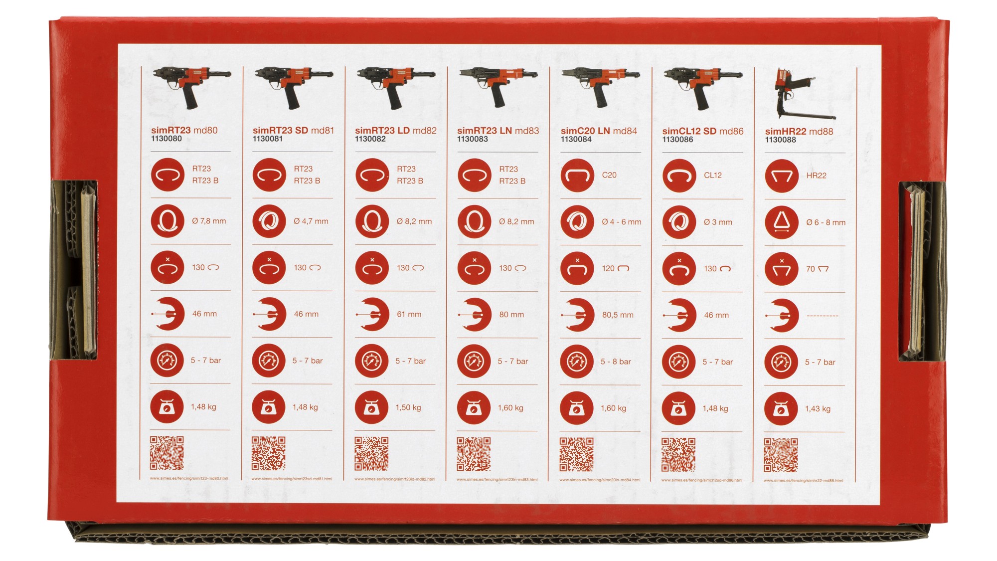 Grapadora neumática simRT23 (mod80)