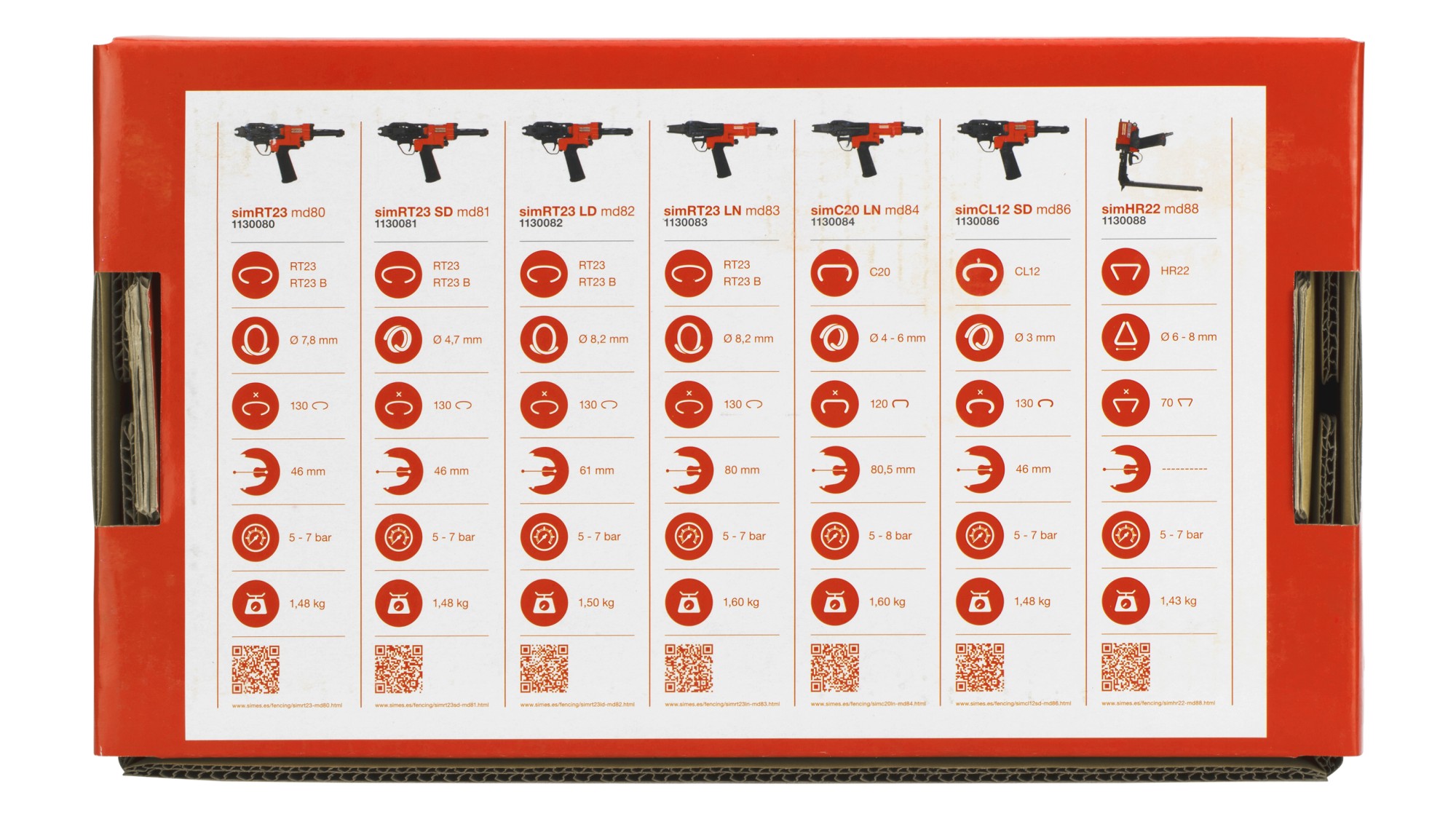 Grapadora neumática sim C20 LN (mod84)