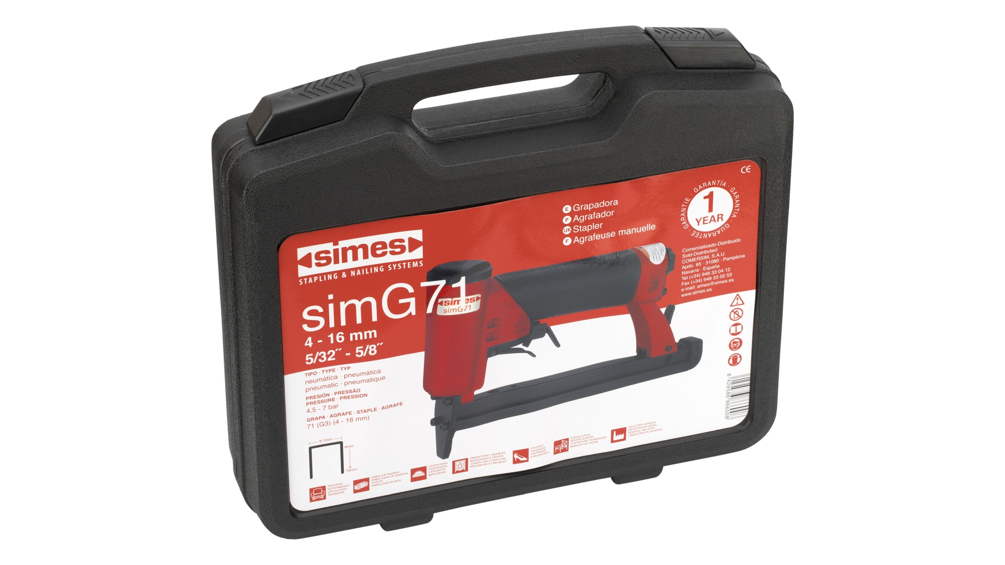 Grapadora neumática simG71