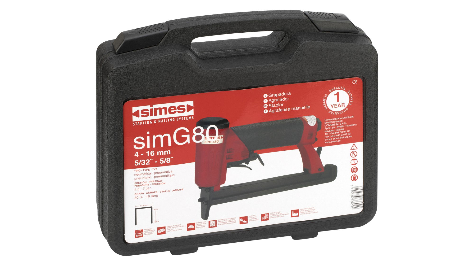 Grapadora neumática simG80