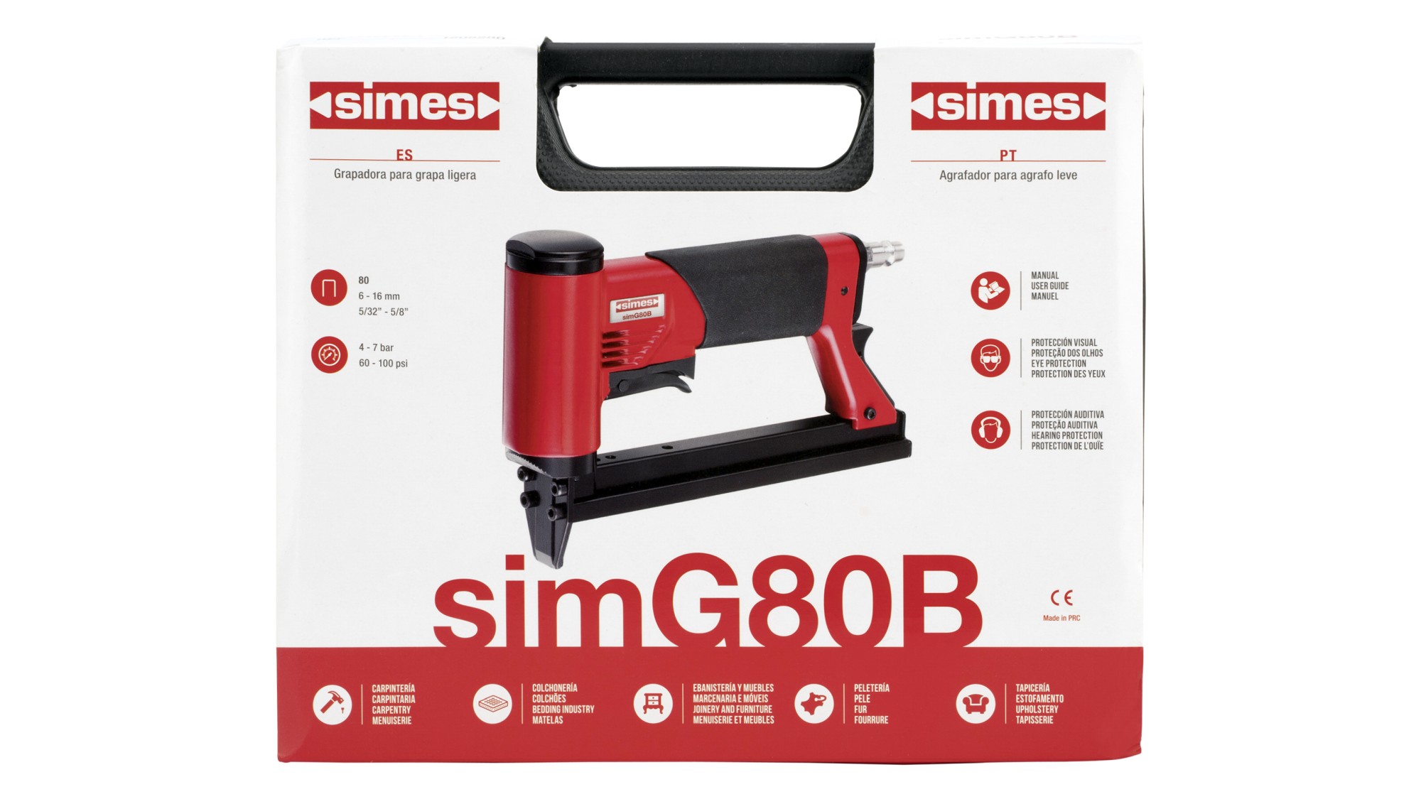 Grapadora neumática simG80B