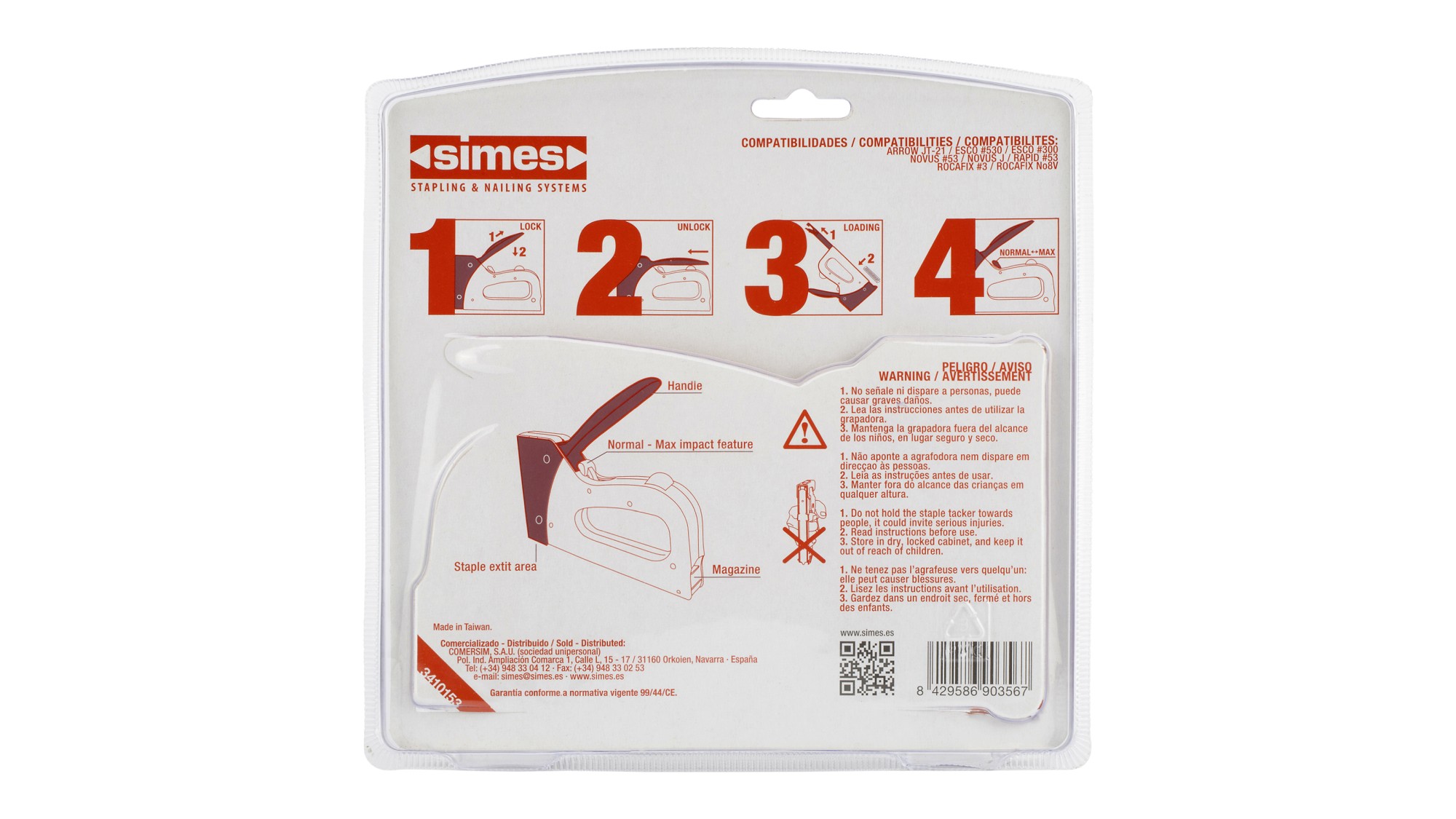 Grapadora profesional simMT53 XP