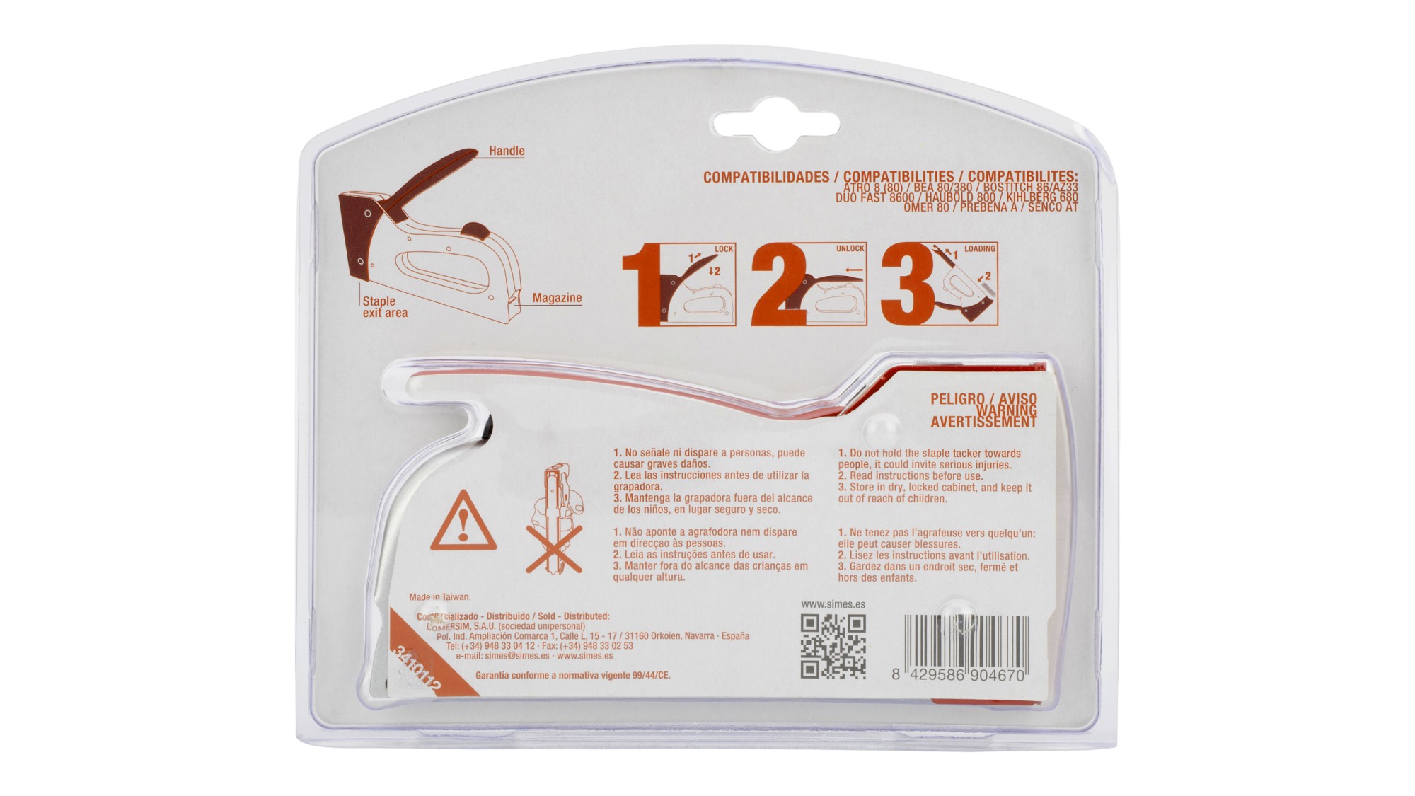 Grapadora profesional simMT80-58 SP