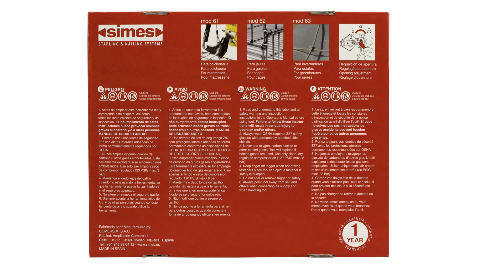 Modelo 61 - Colchonería