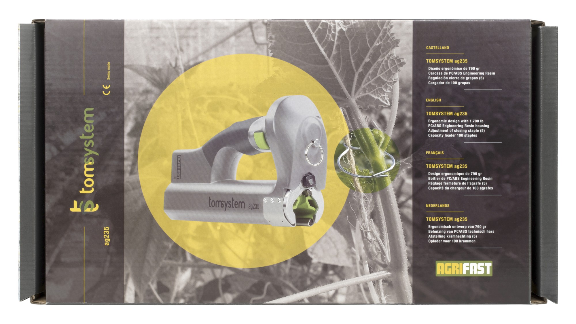 Grapadora eléctrica Tom System AG235