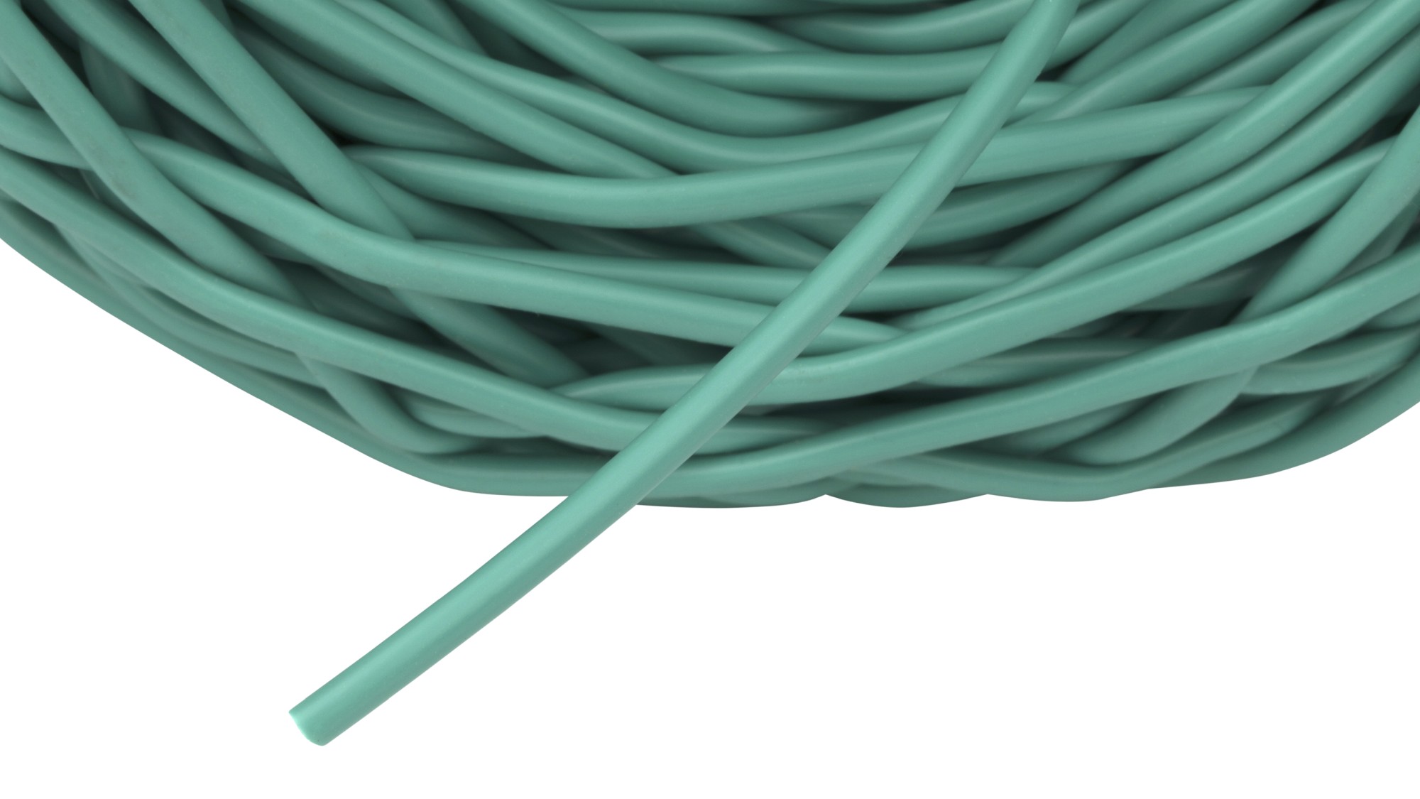 Macarrón en Ovillo 2,5 mm - Verde
