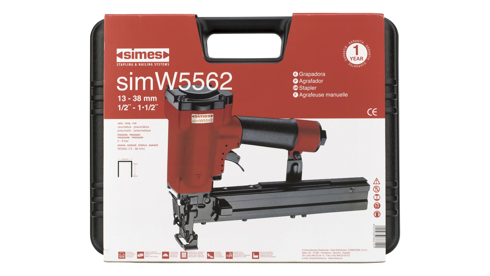 Grapadora neumática simW5562