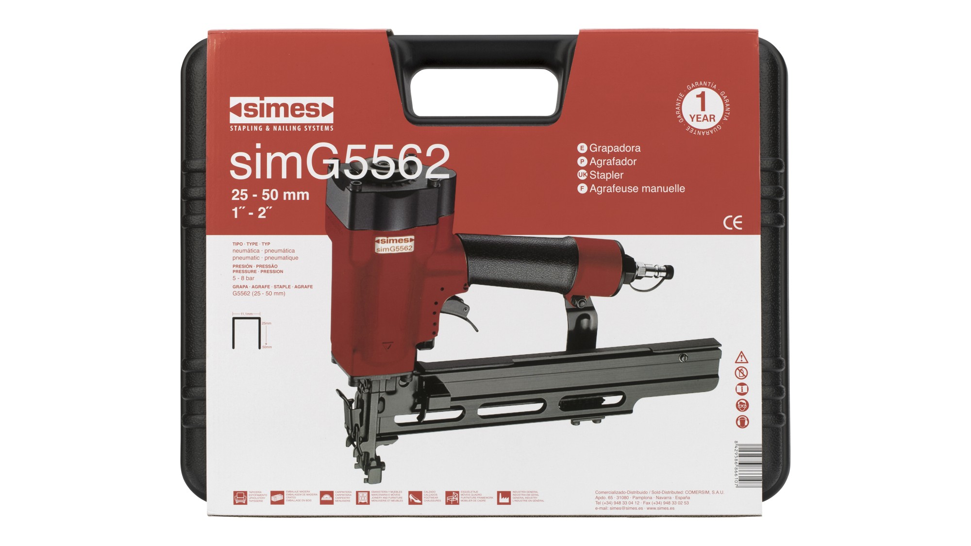 Grapadora neumática simG5562