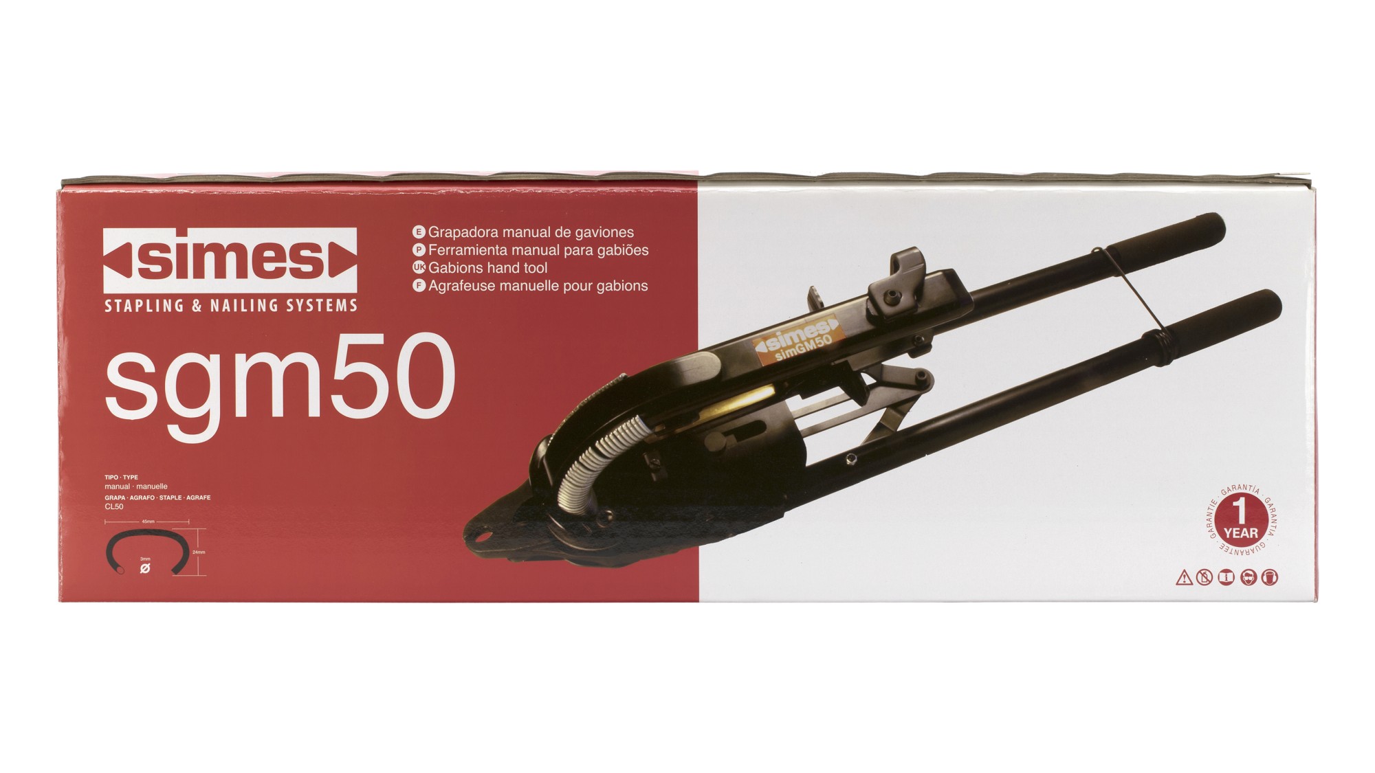 Grapadora manual simGM50 Grapadora manual simGM-50 (Grapa CL50)
