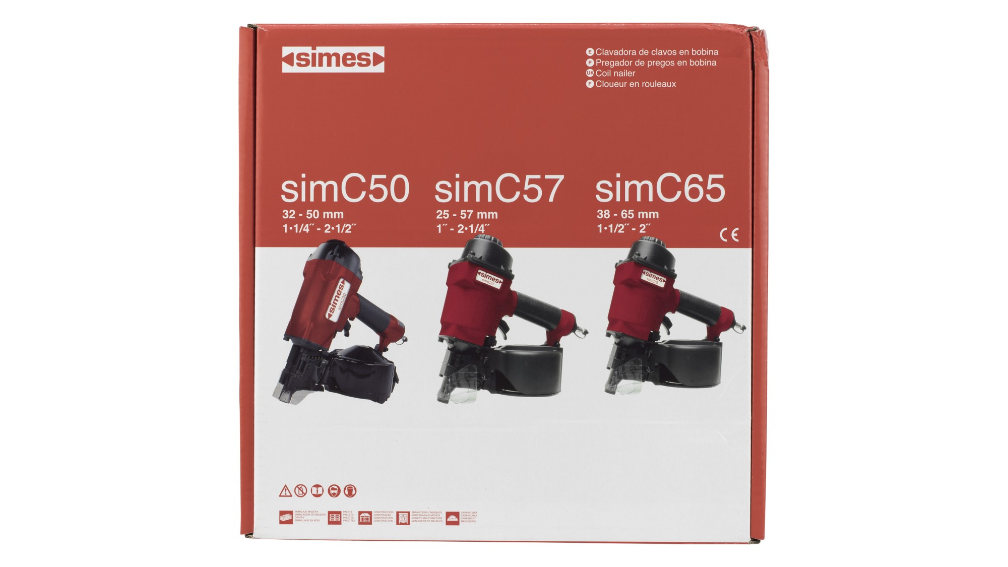 Clavadora neumática simC65 Clavadora neumática coil simC65