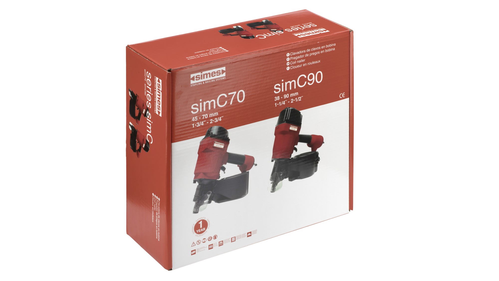 Clavadora neumática simC70 Clavadora neumática coil simC70