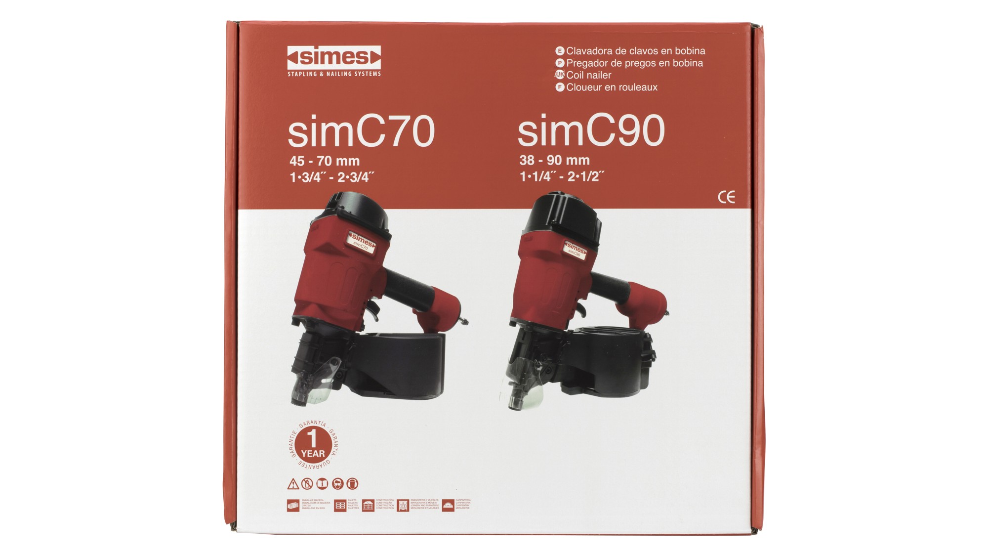 Clavadora neumática simC90