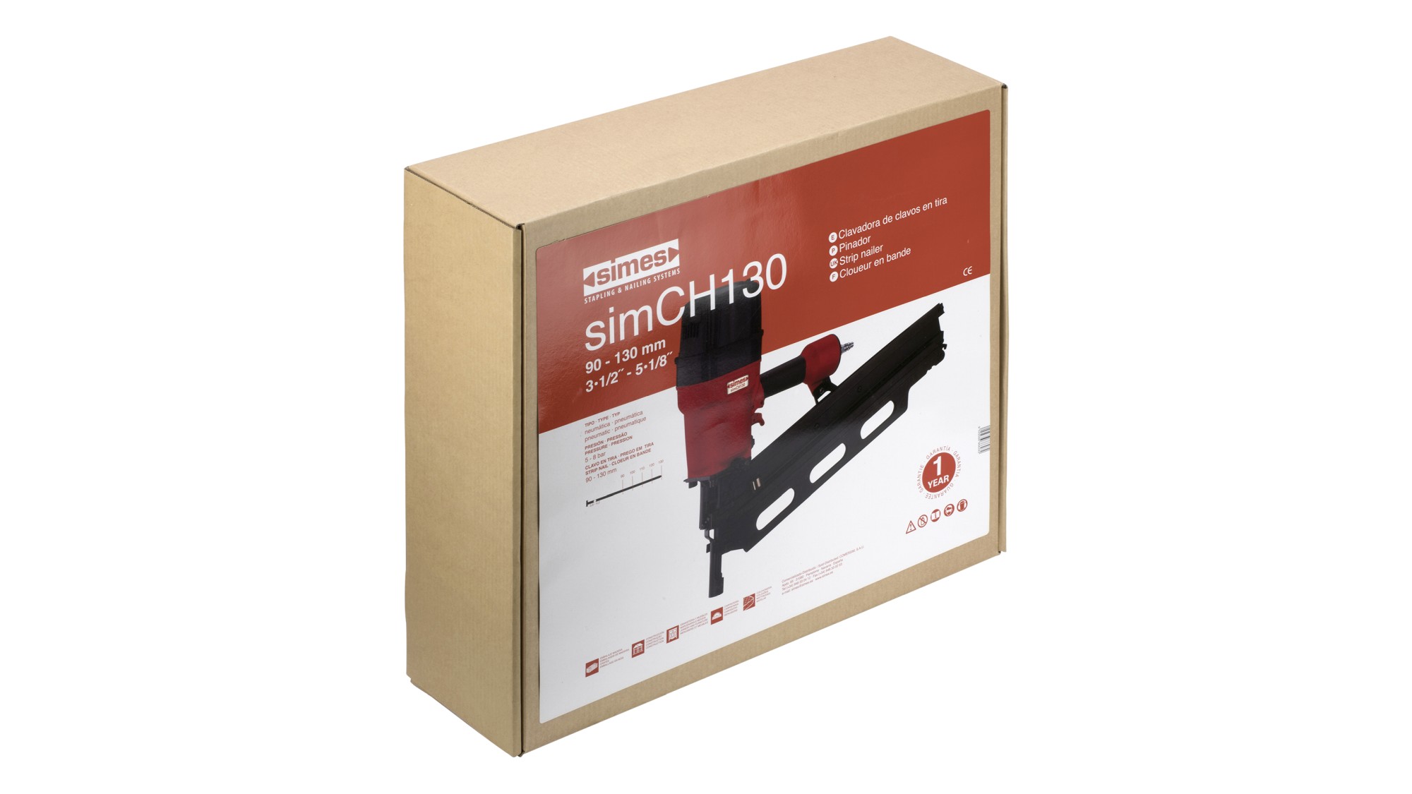 Clavadora neumática simCH130