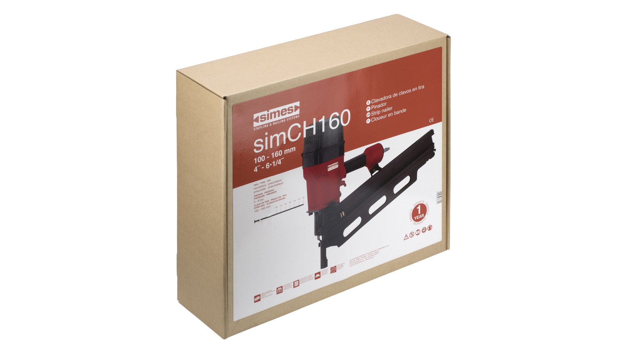 Clavadora neumática simCH160