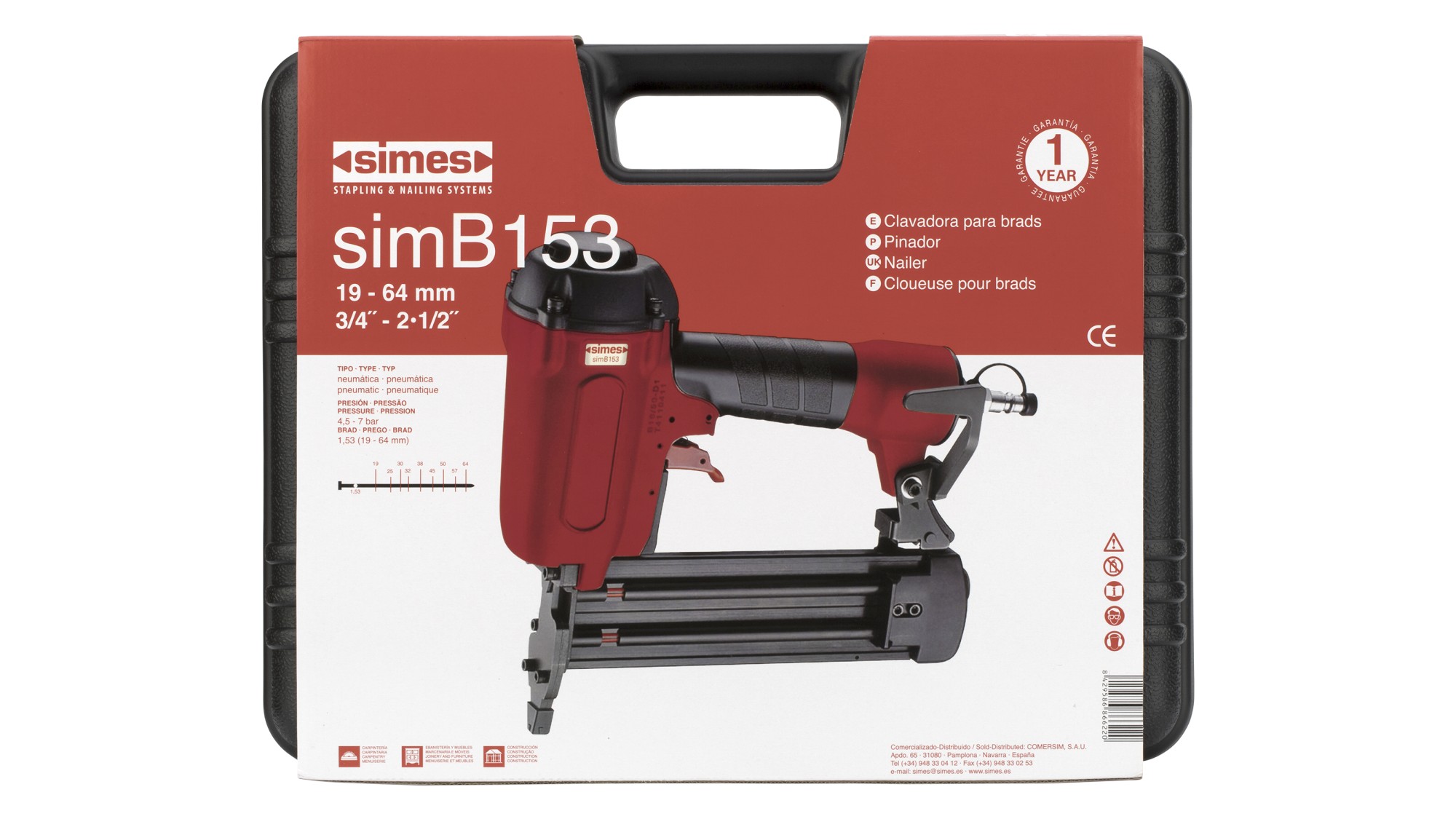 Clavadora neumática simB153