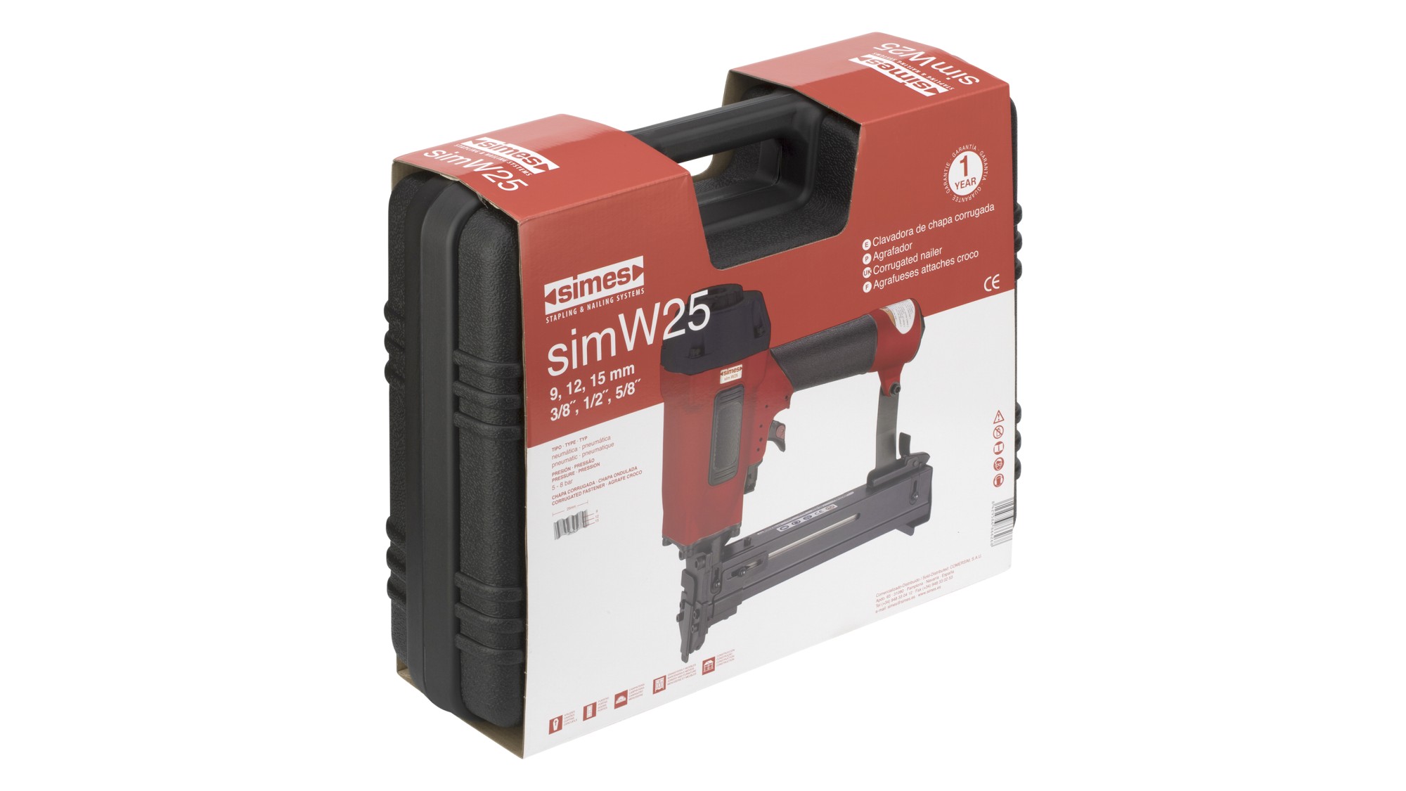 Clavadora neumática simW25