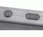 Carril galvanizado 28 x 30 28 x 30 x 2.000