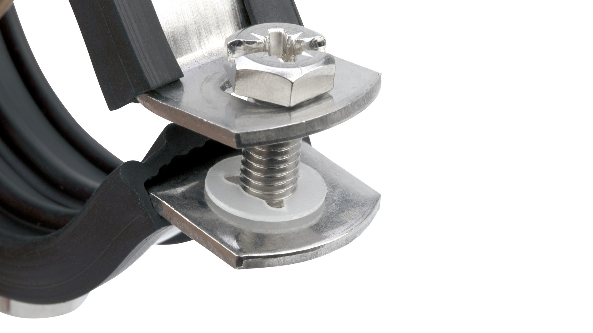 Abrazadera isofónica M8 inox A2 Ø18 (3/8")