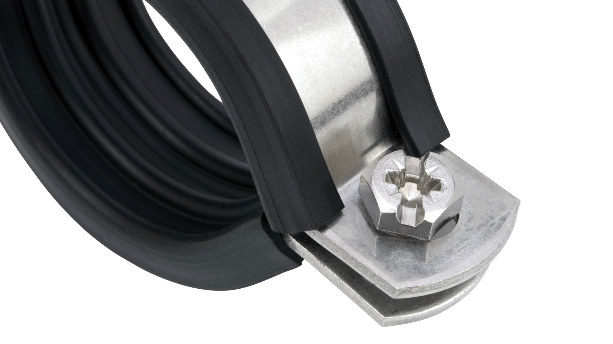 Abrazadera isofónica M8 inox A2 Ø18 (3/8")