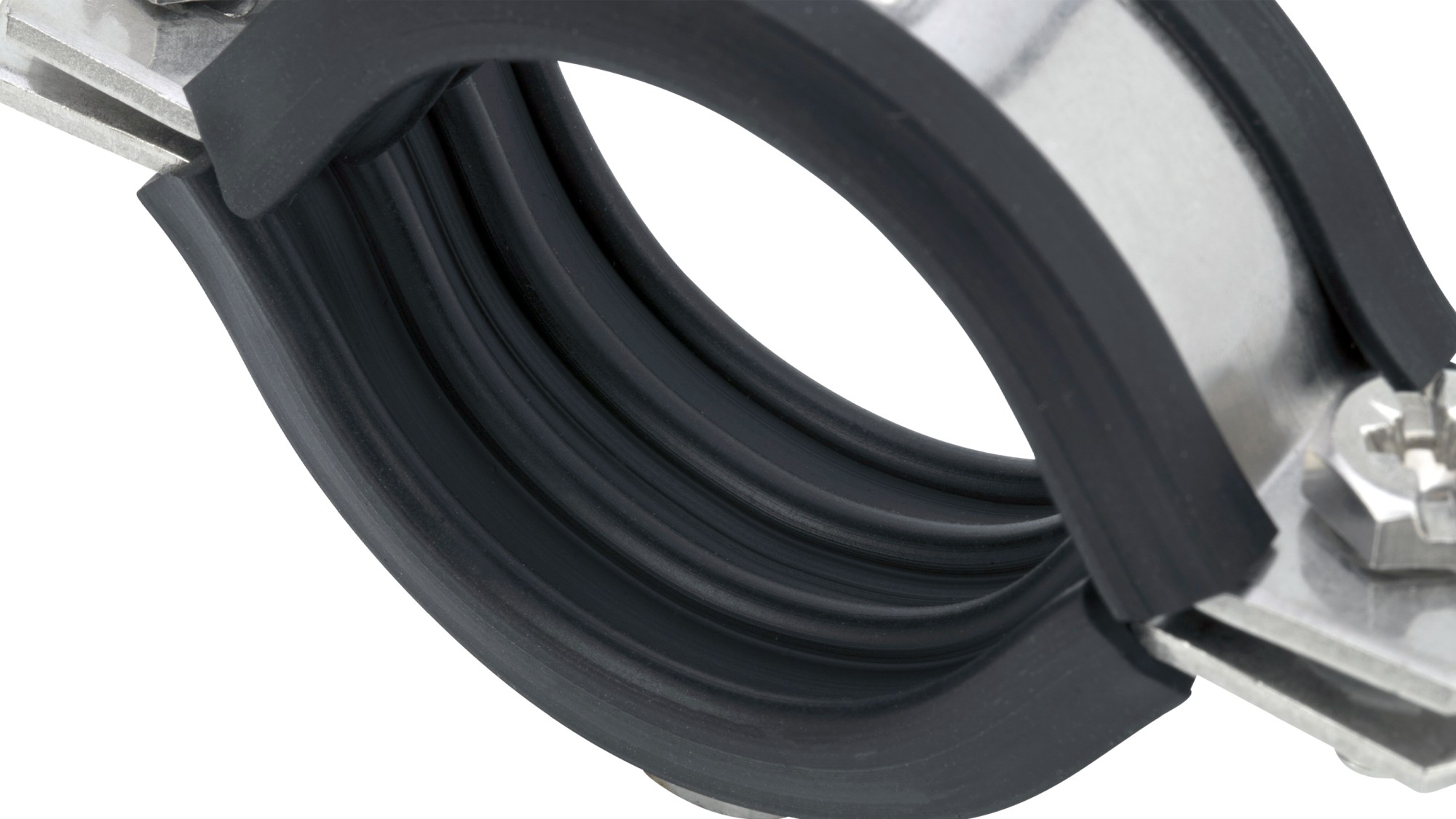 Abrazadera isofónica M8 inox A2 Ø18 (3/8")