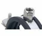 Abrazadera isofónica M8/M10 inox a4 Ø22 (1/2")