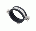 Abrazadera isofónica M8/M10 inox a4 Ø22 (1/2")