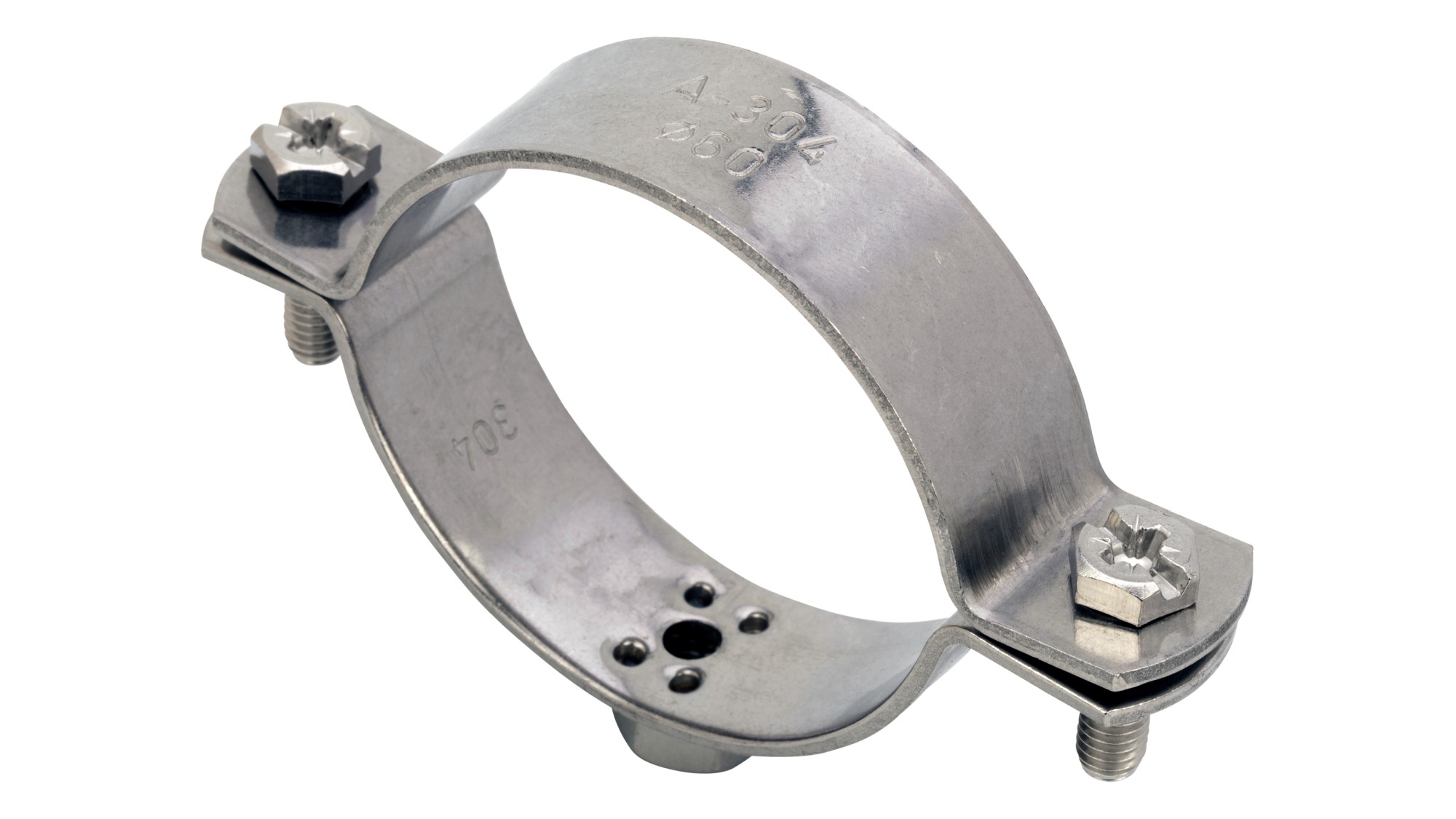 Abrazadera RM8 inox A2 Ø18 (3/8")