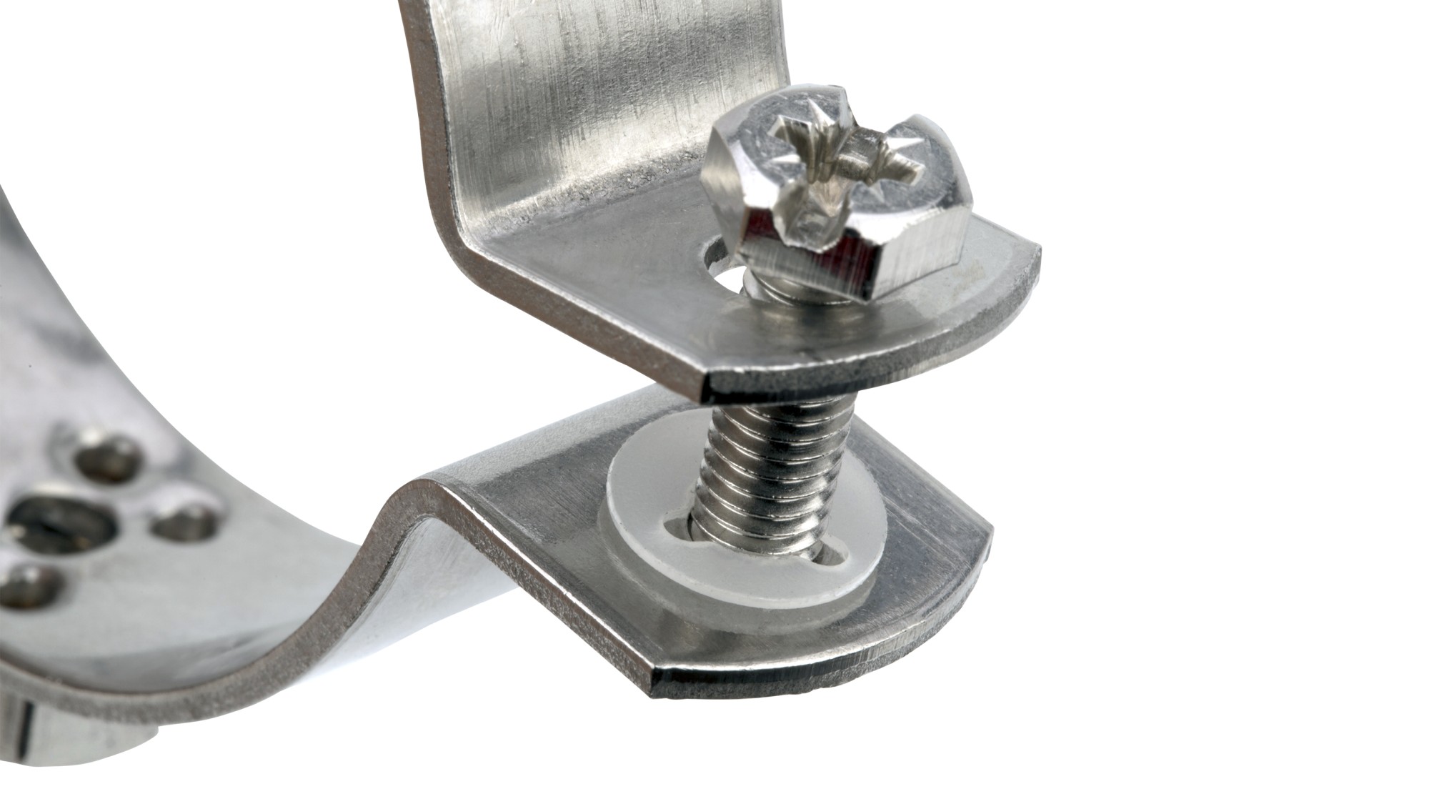 Abrazadera RM8/M10 inox A4 Ø18 (3/8")