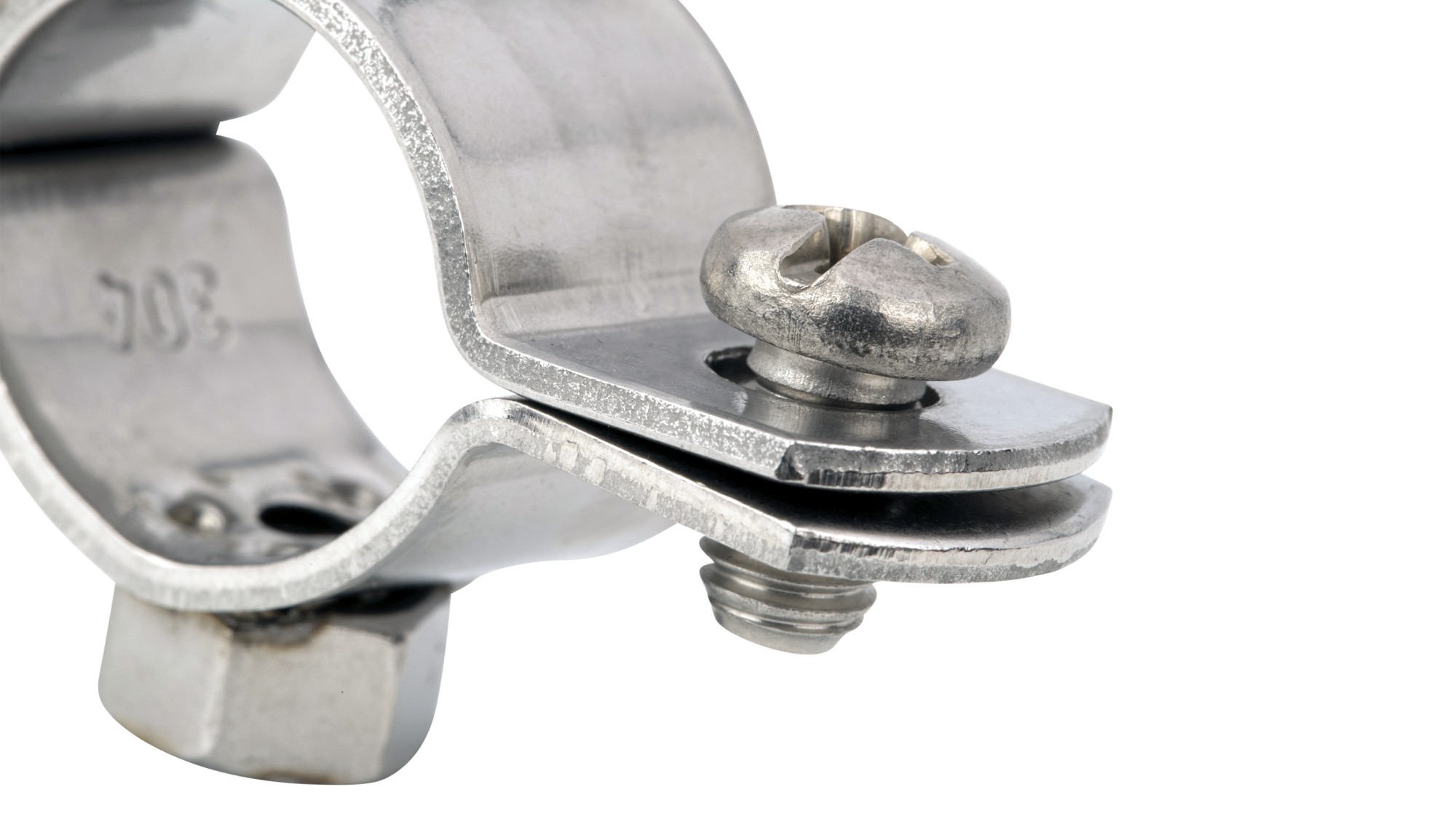 Abrazadera M6 inox A2 Ø12