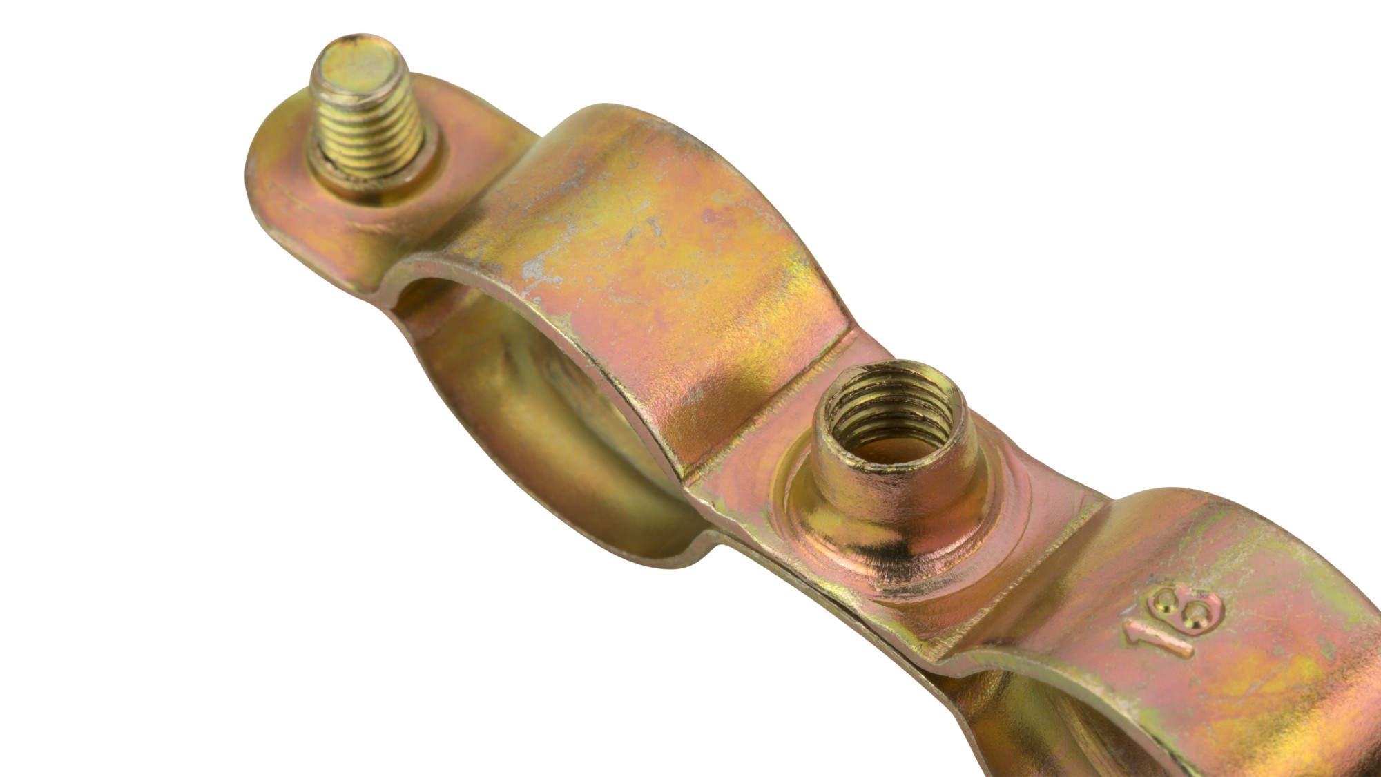 Abrazadera doble M6 Ø12