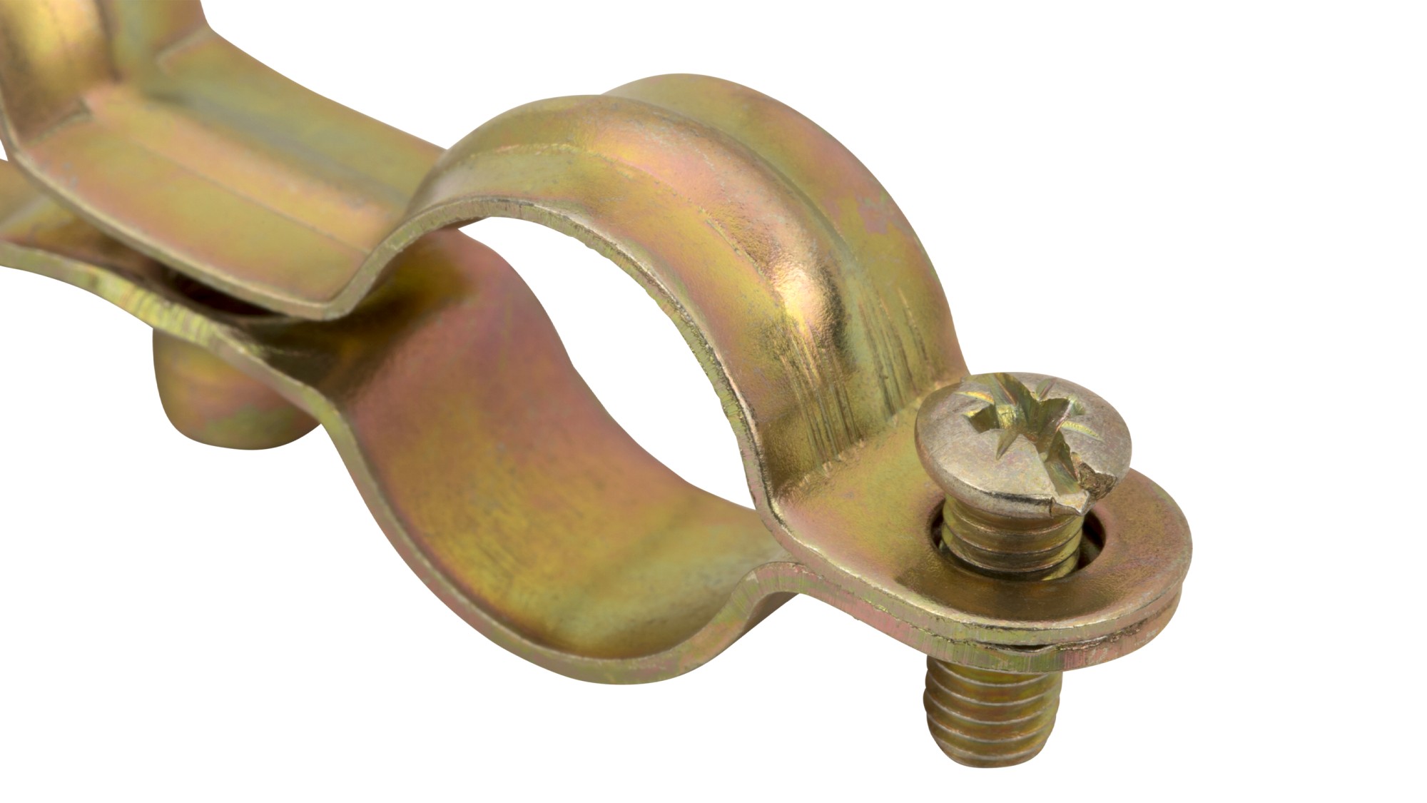 Abrazadera doble M6 Ø12