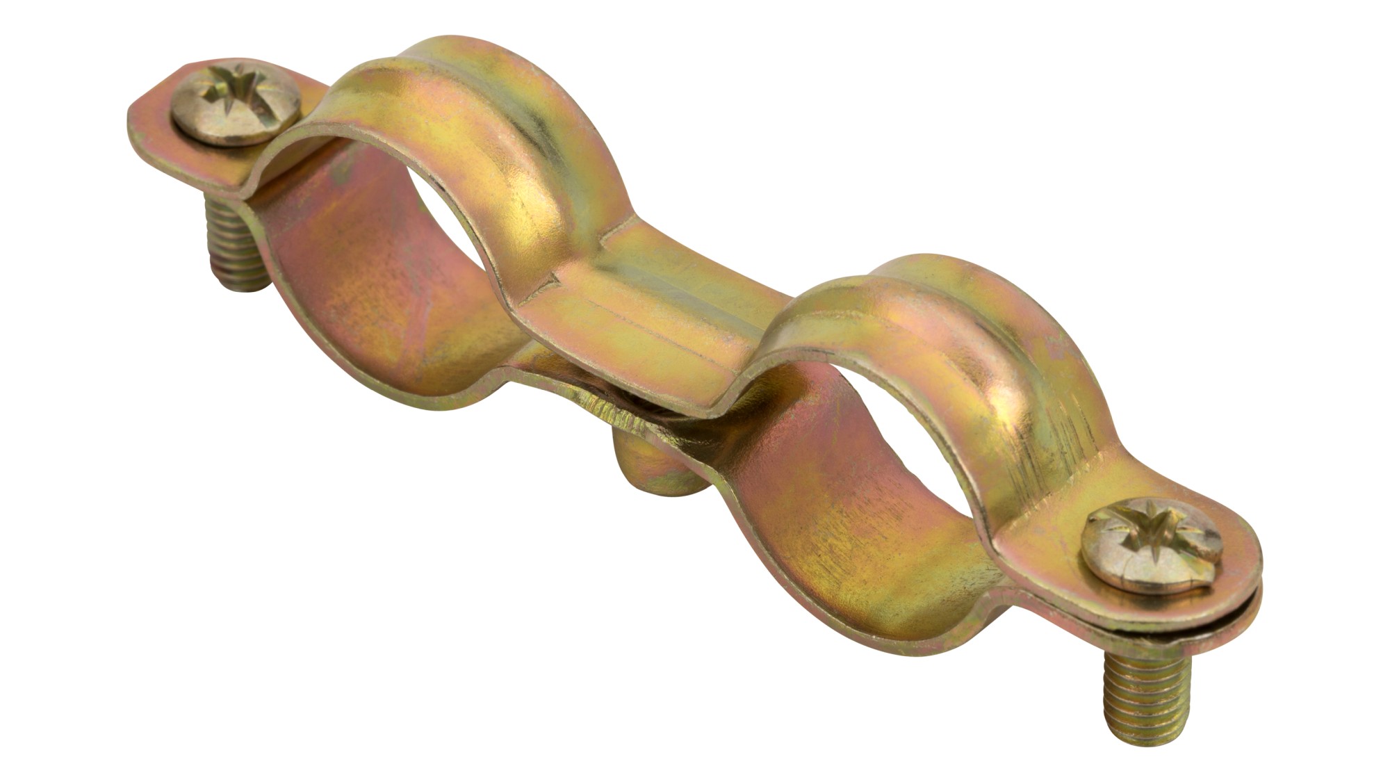 Abrazadera doble M6 Ø12