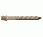 Tirafondo cabeza roscada inox A2